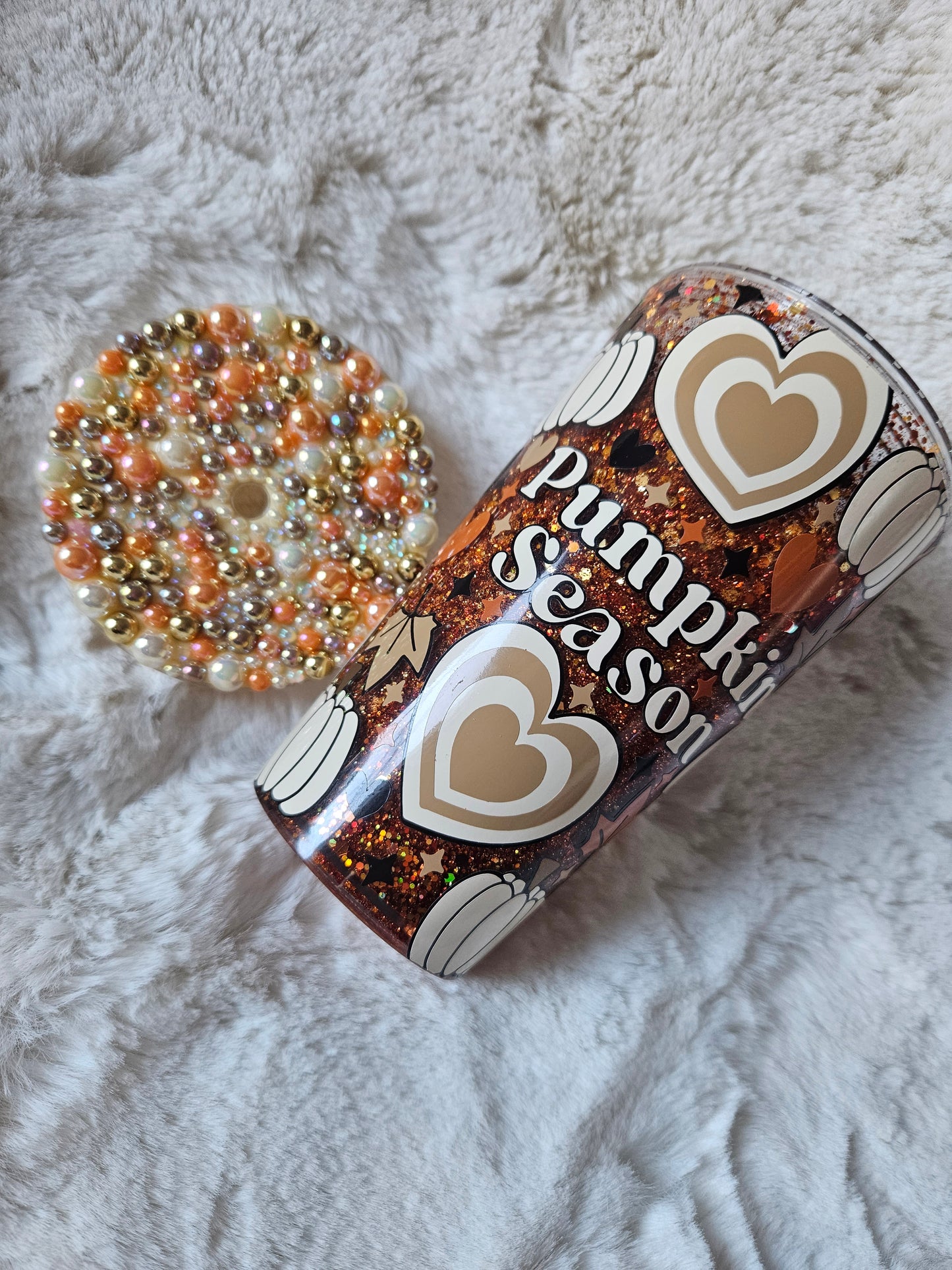 16oz pumpkin season snowglobe