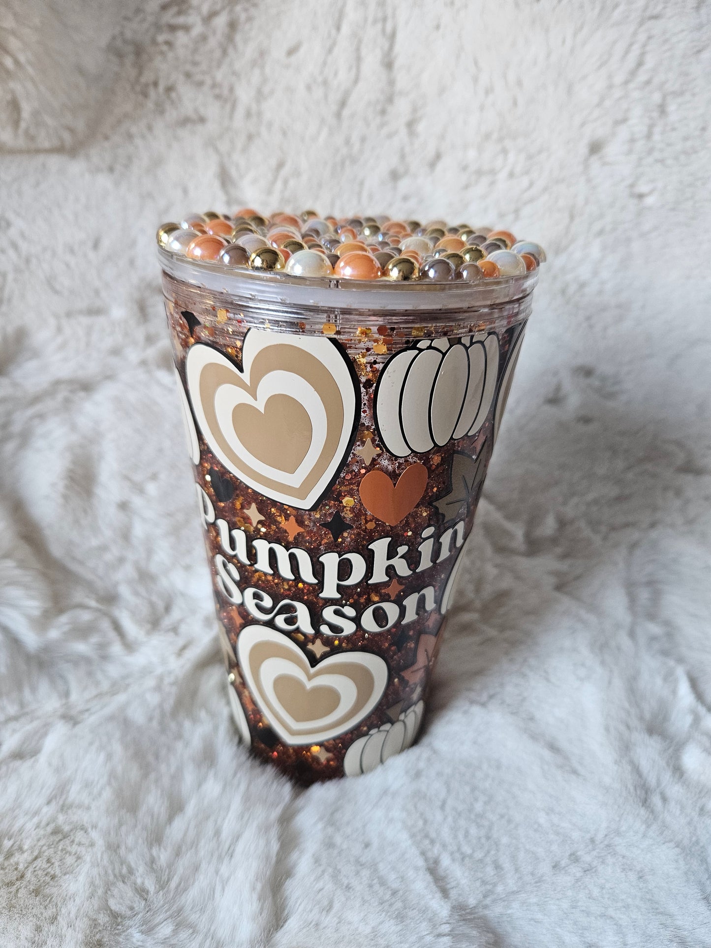 16oz pumpkin season snowglobe