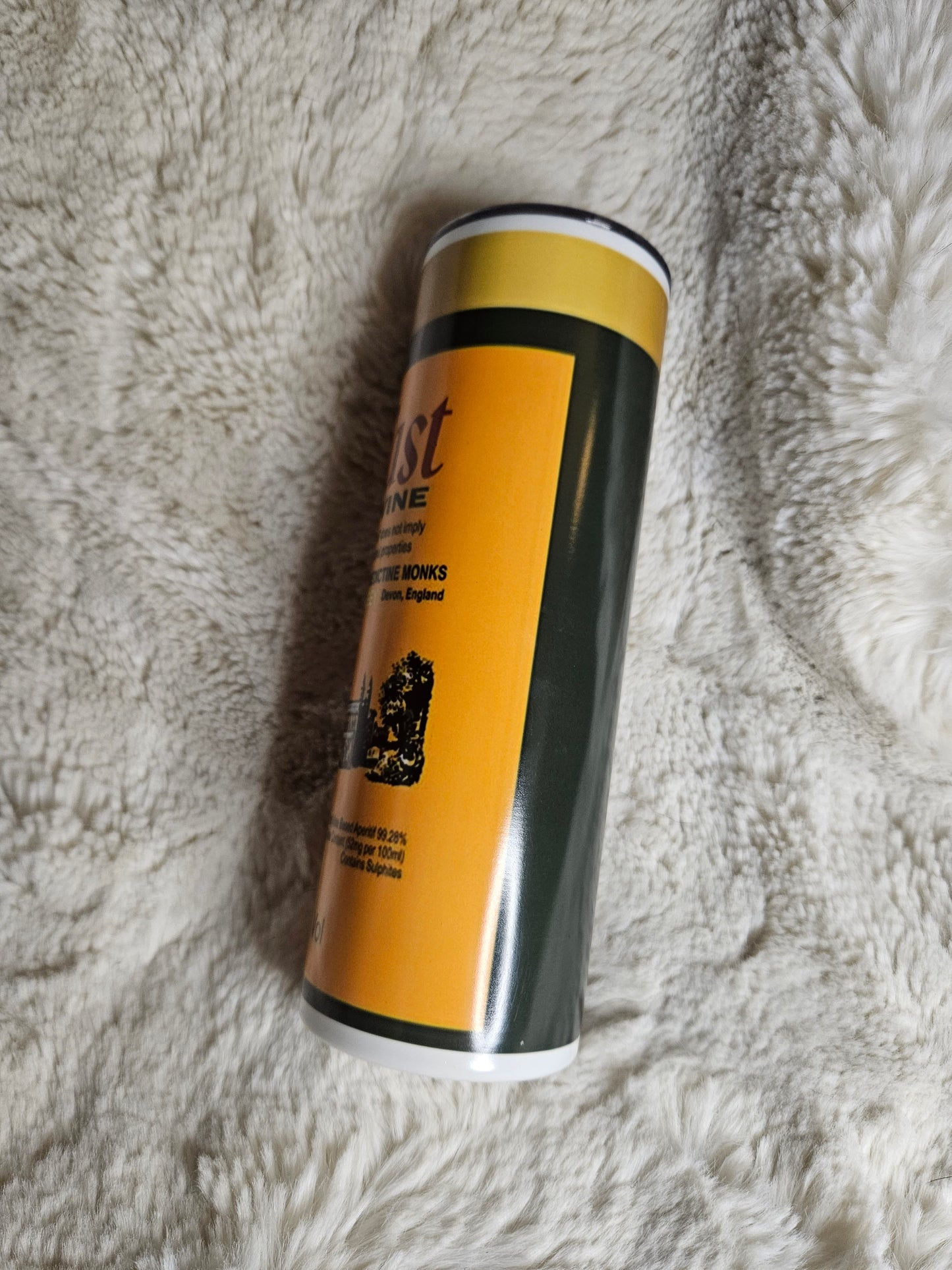 Buckfast glow sublimation tumbler