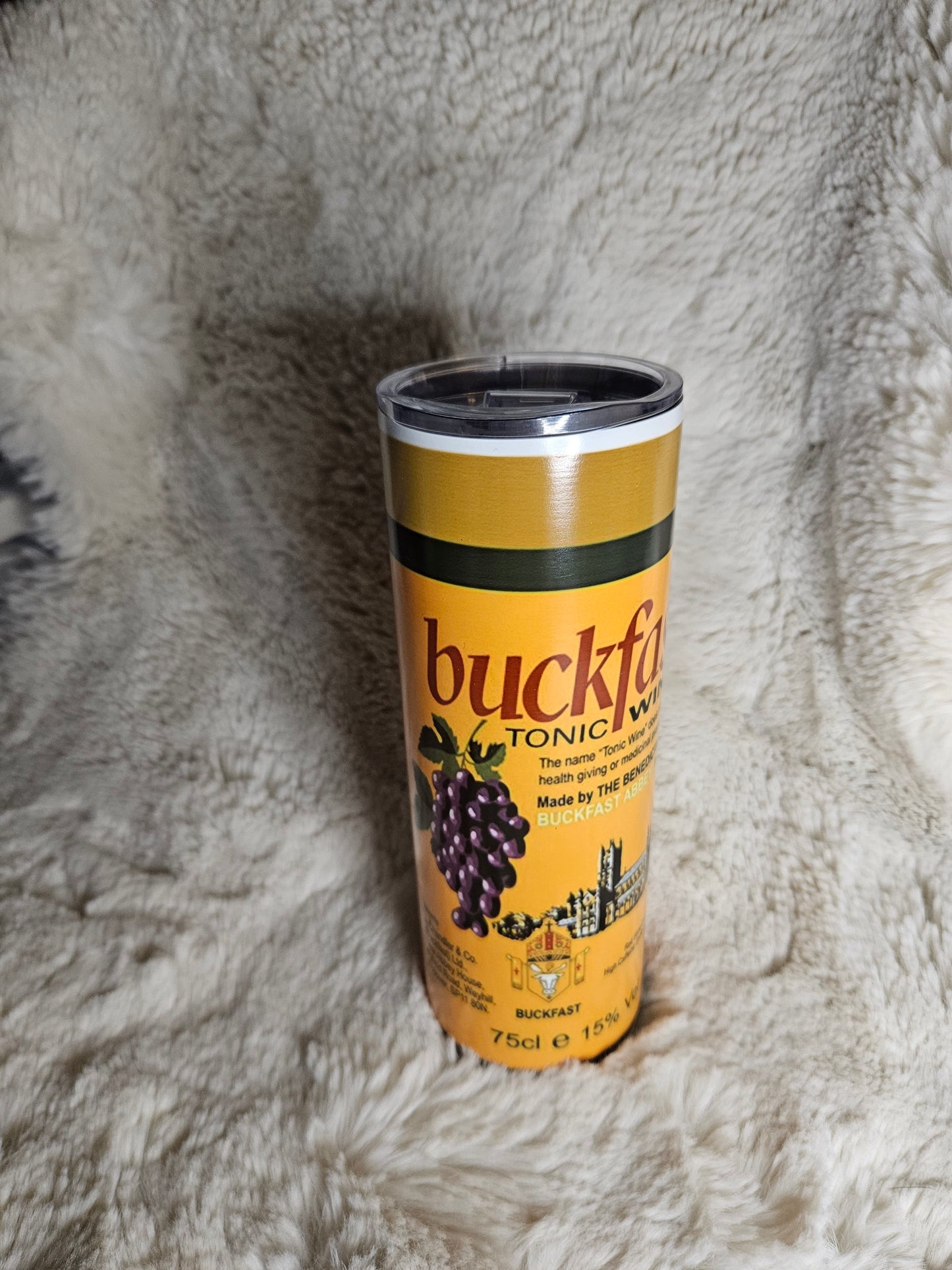 Buckfast glow sublimation tumbler