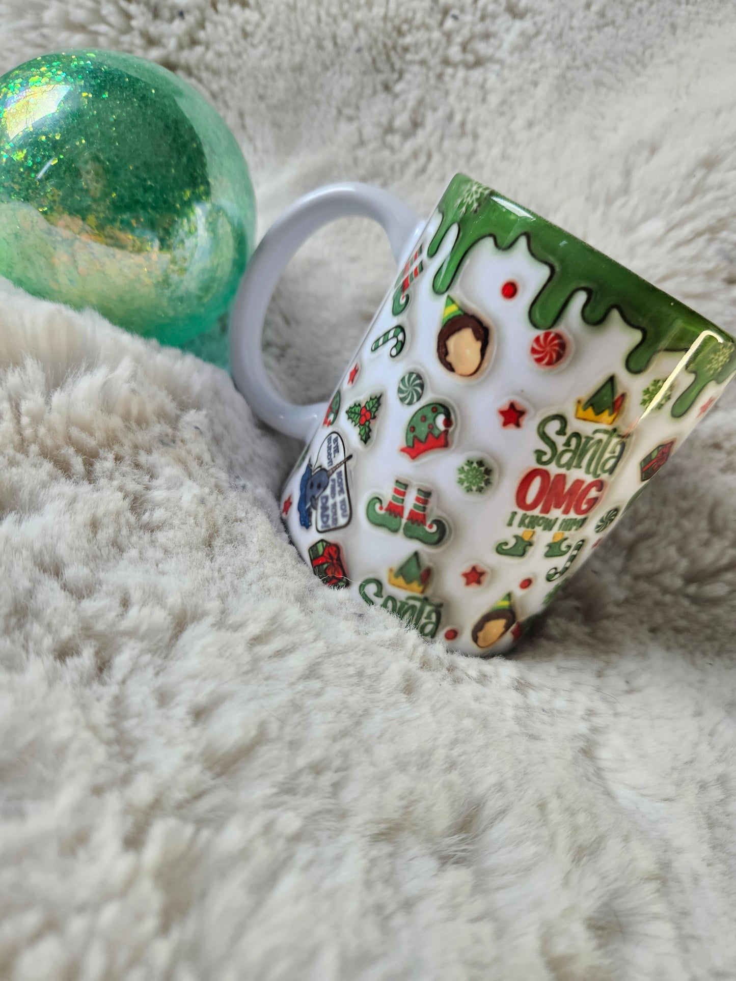 Elf movie 3d puff mug