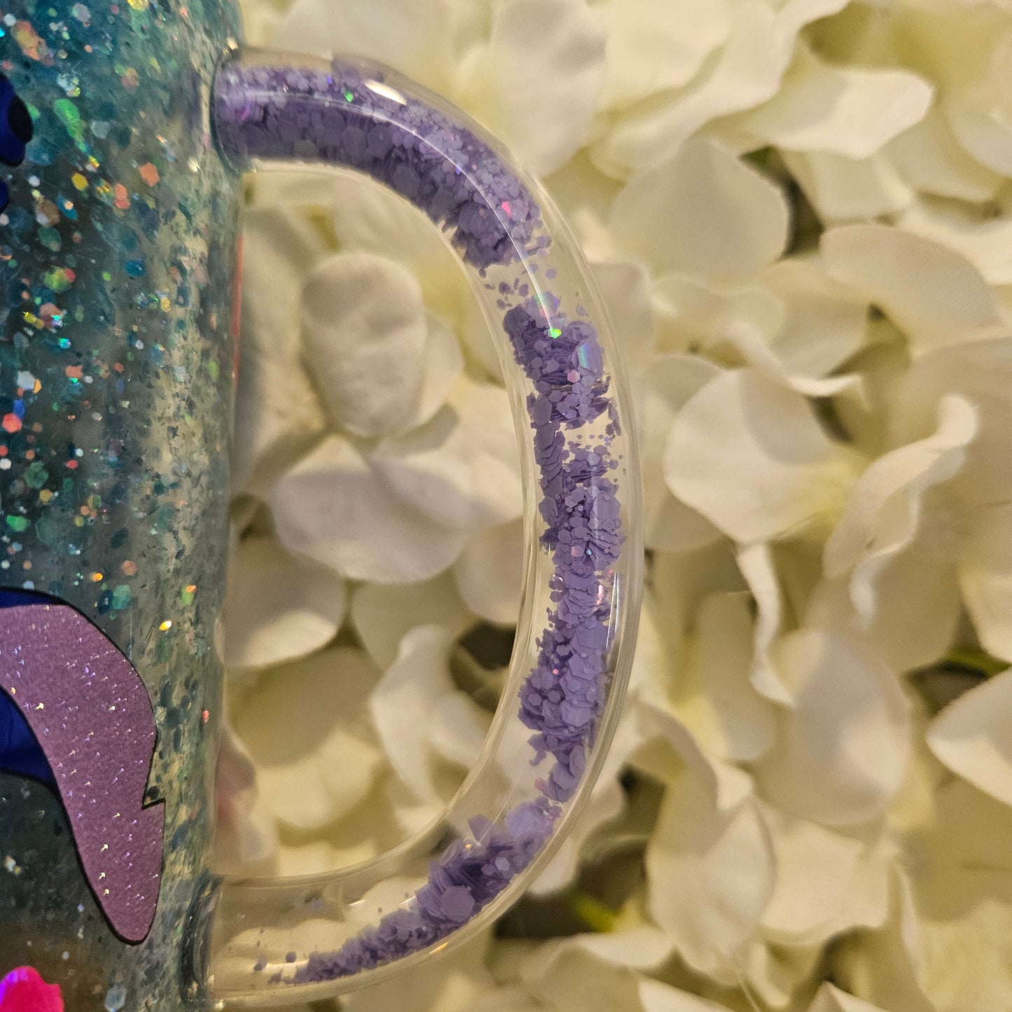 Stitch snowglobe handle snowglobe mug