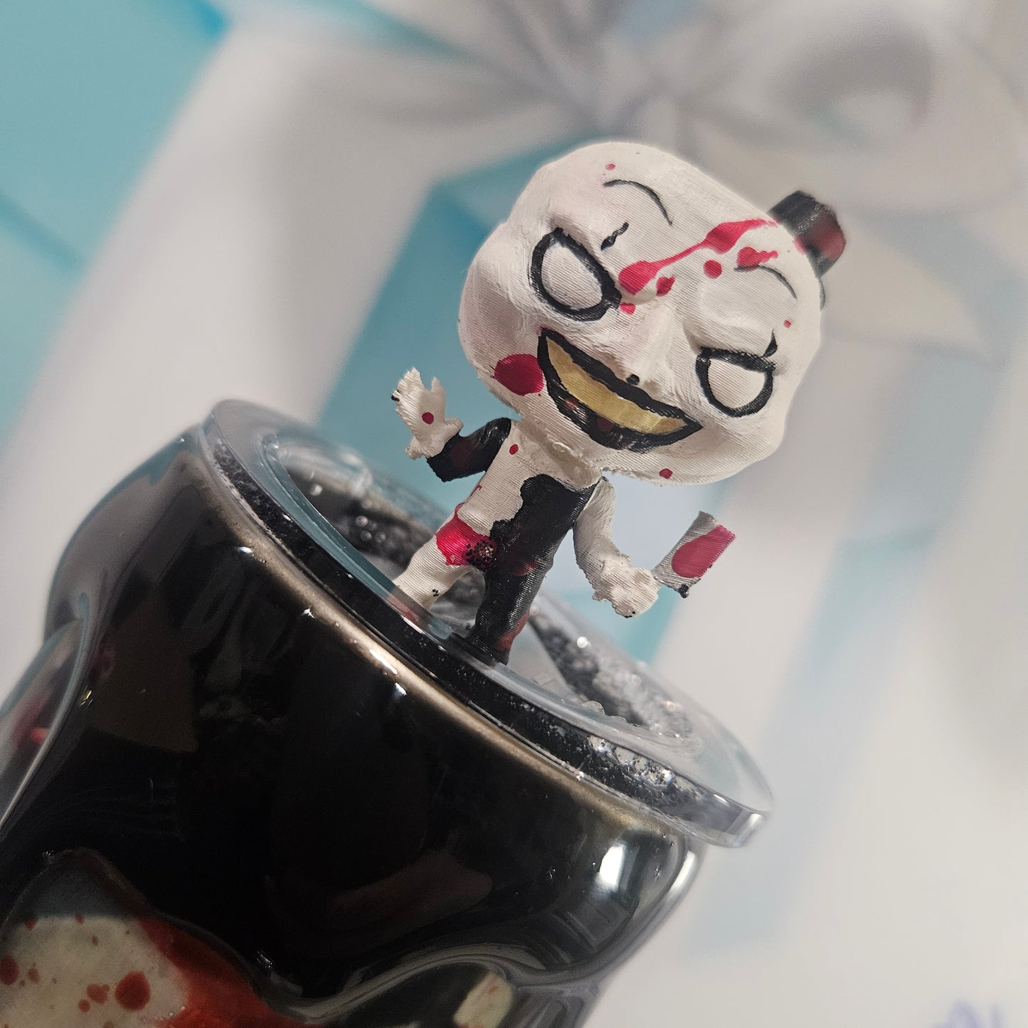Terrifier blood drip tumbler