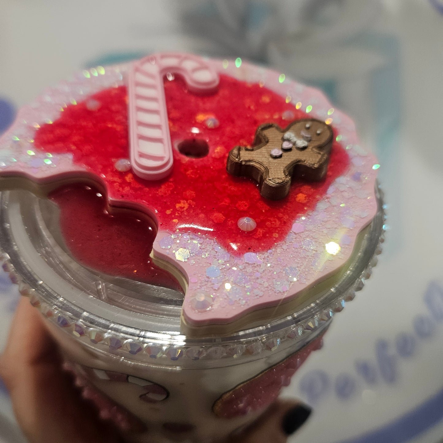 Christmas milk globe