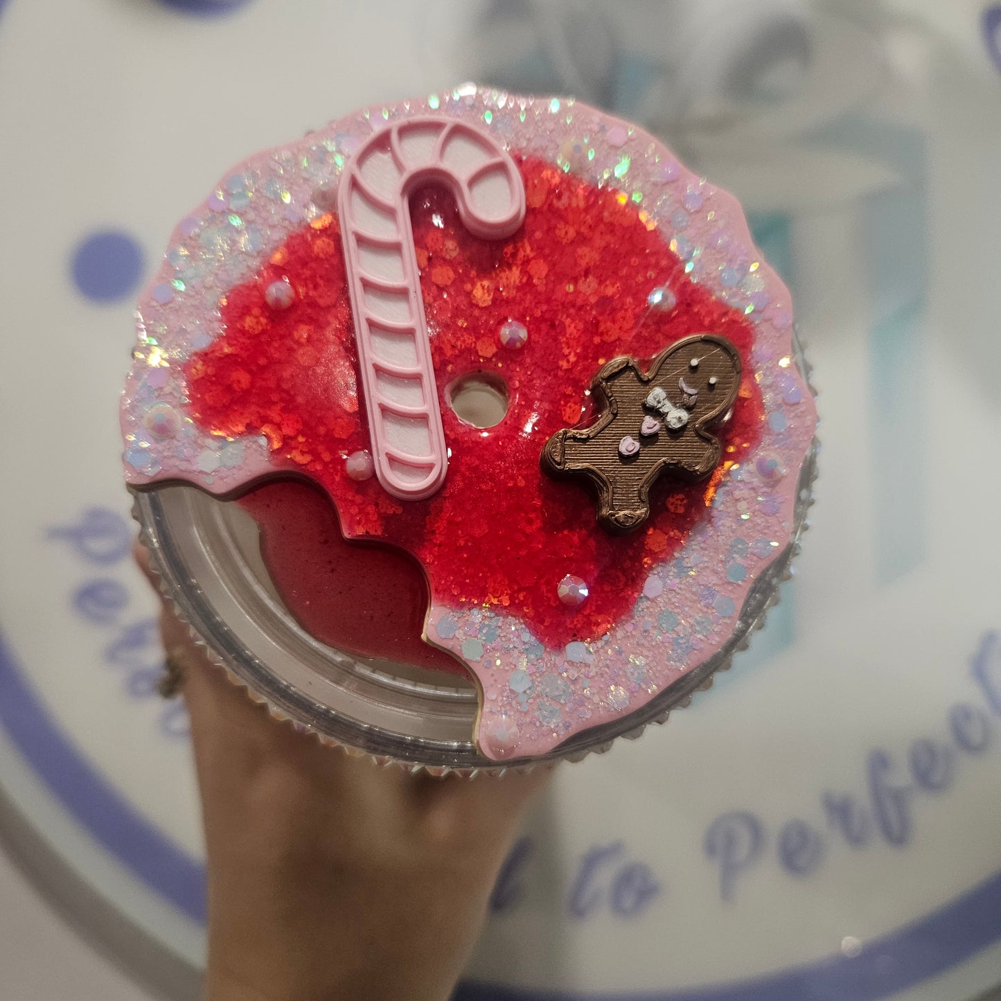 Christmas milk globe