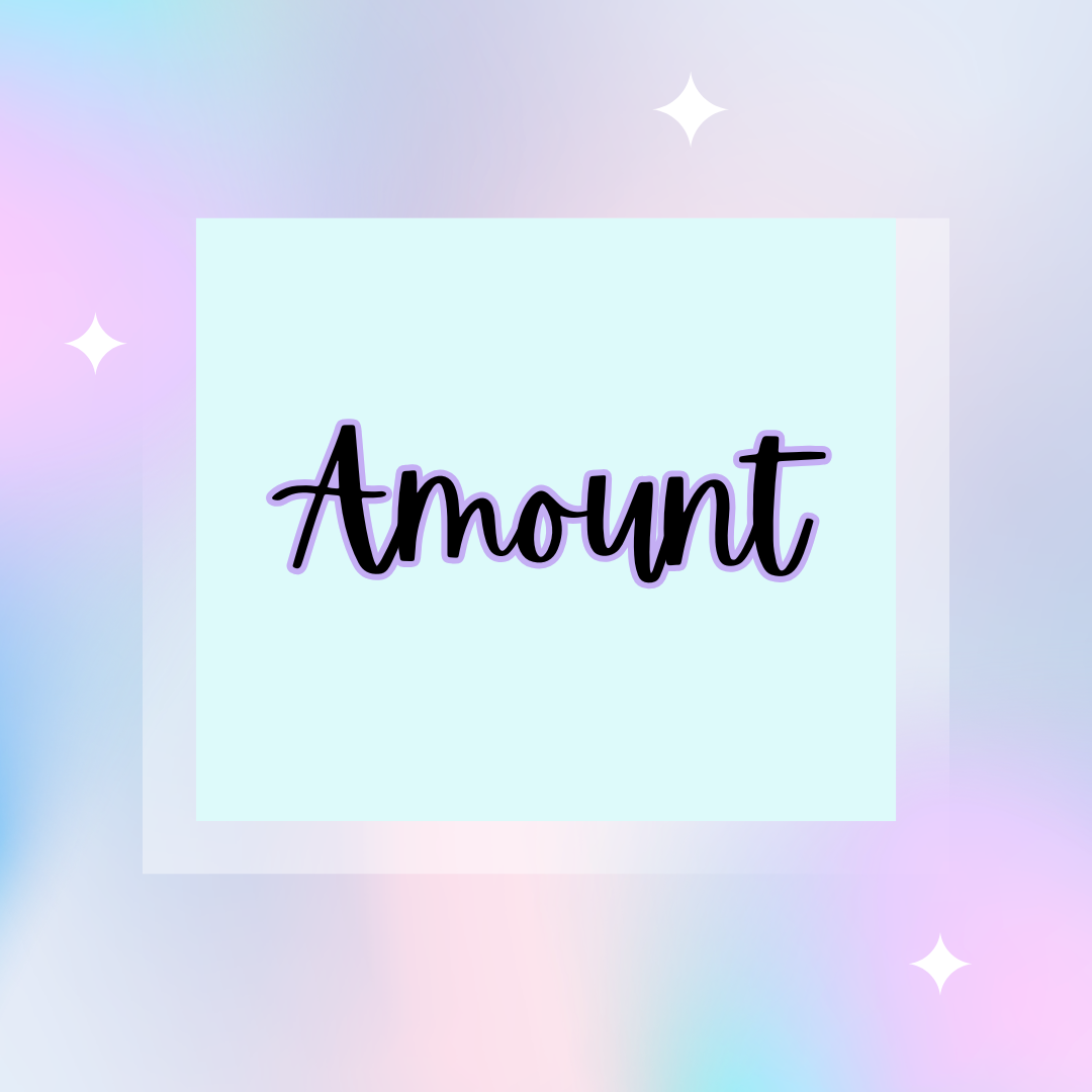 Amount