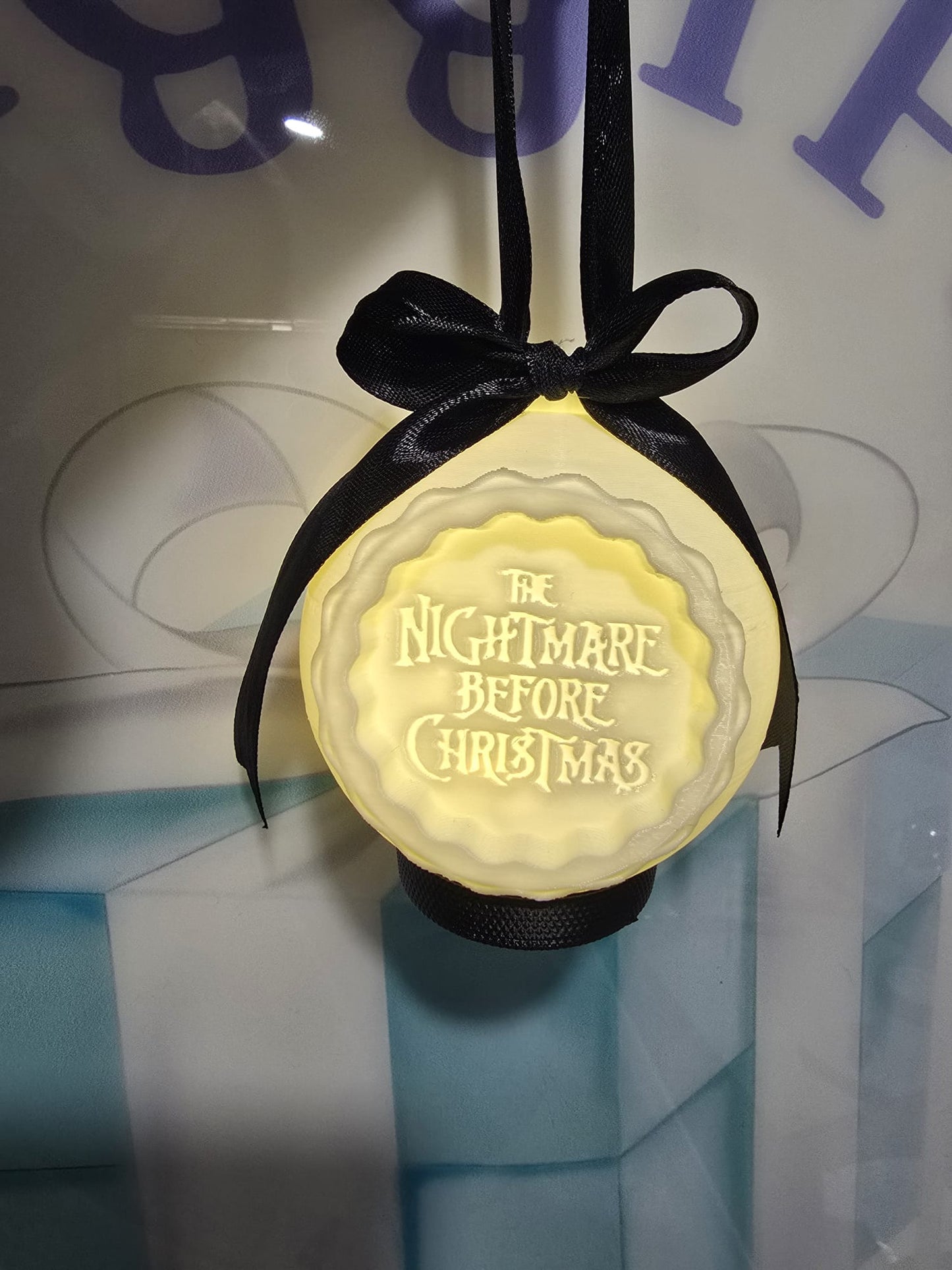 LED 3d printed baubles