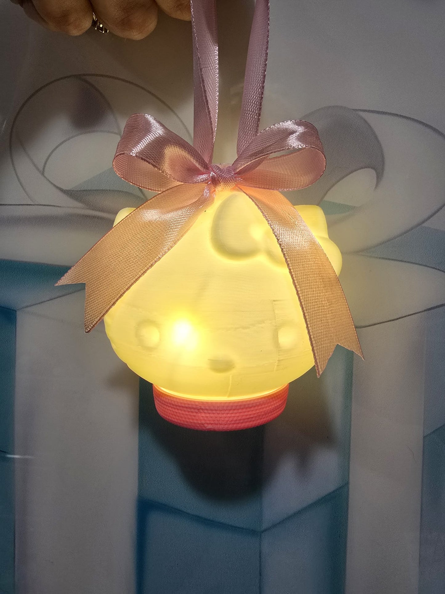 LED 3d printed baubles