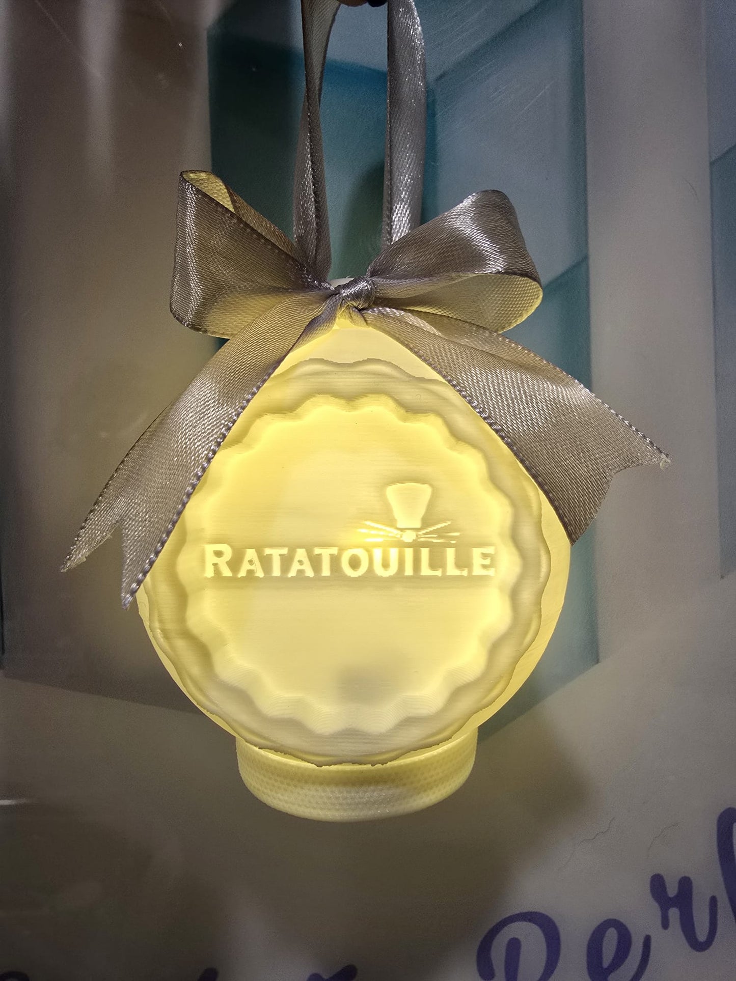 LED 3d printed baubles