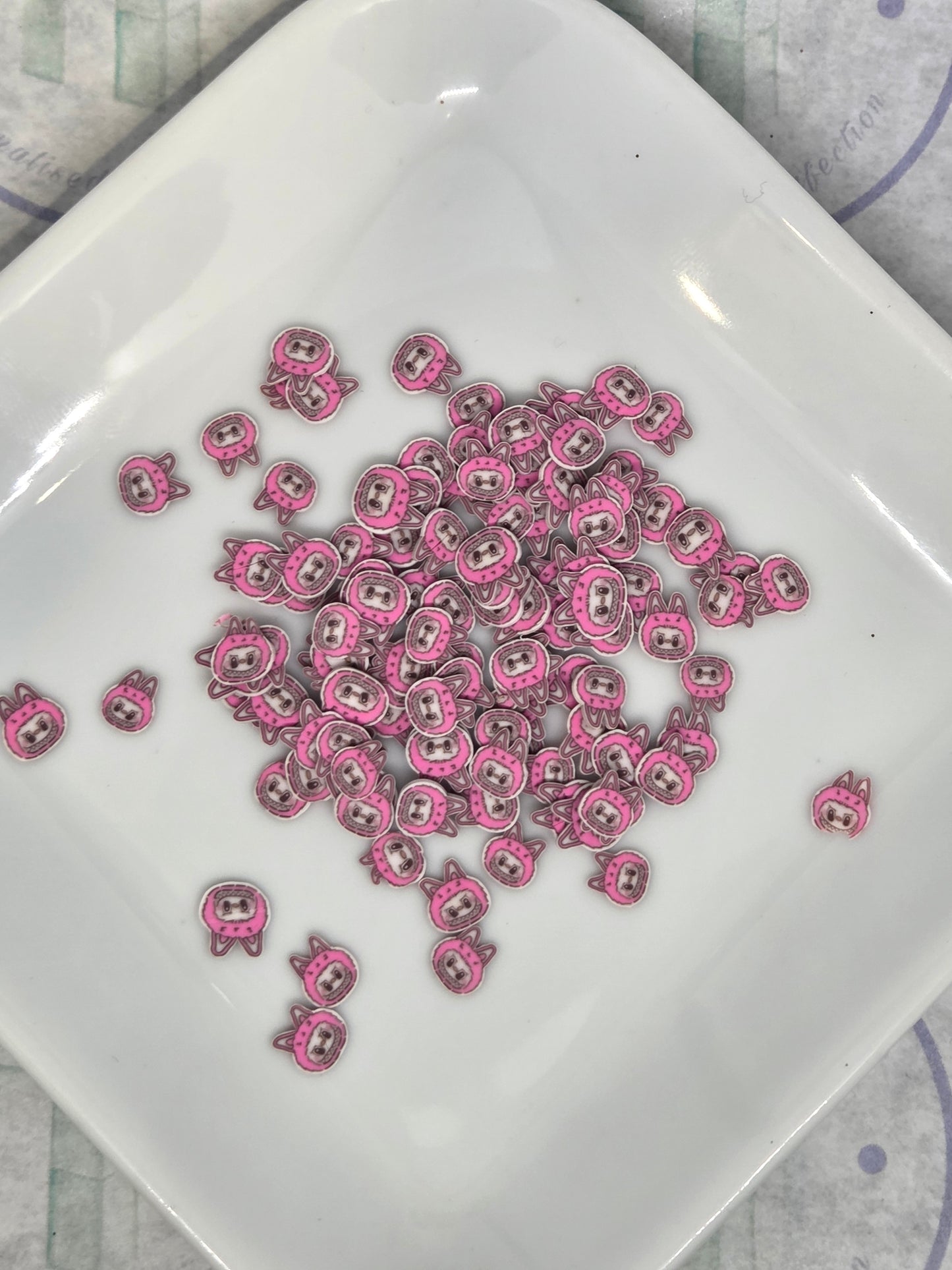 Pink labubu