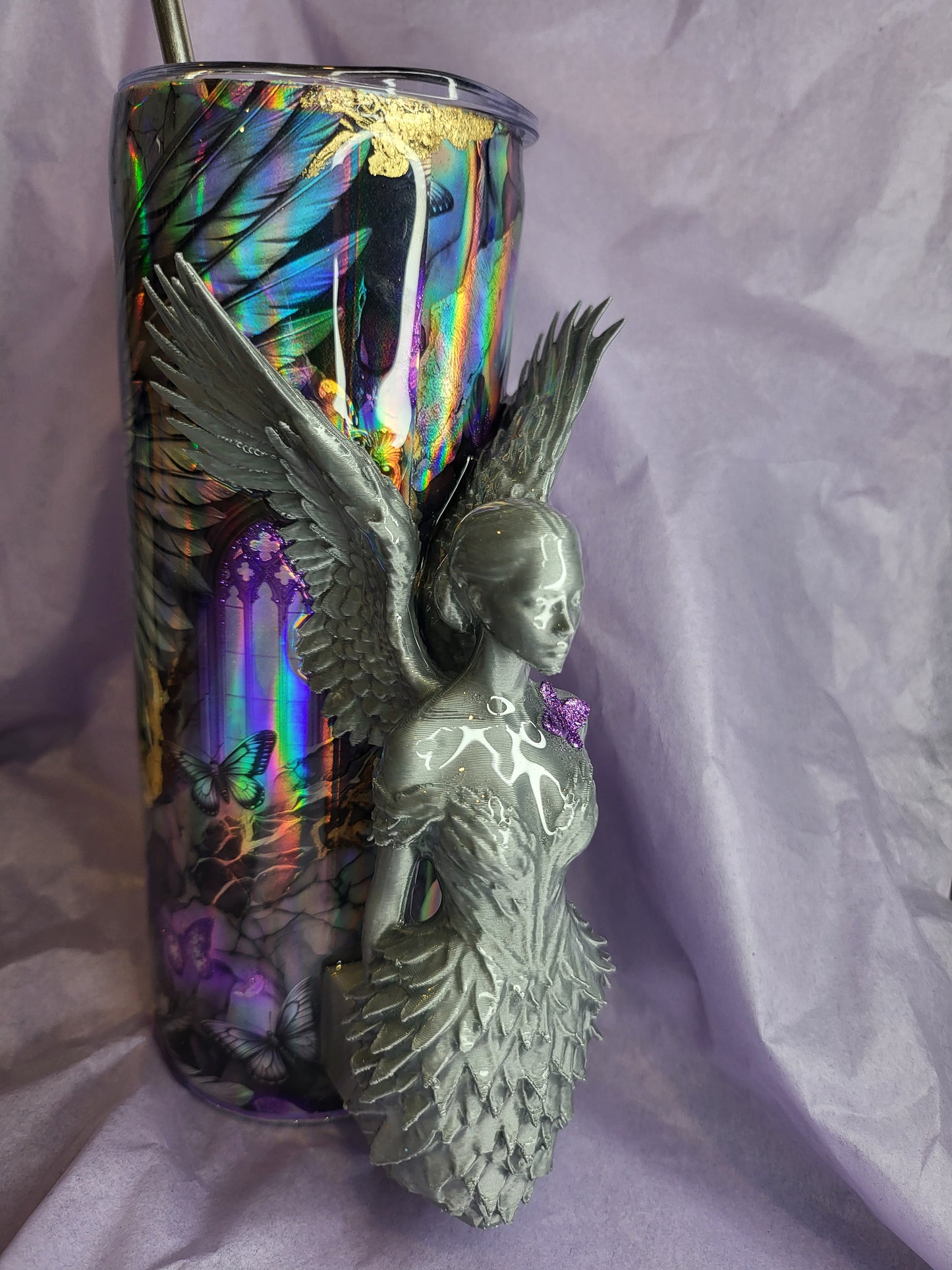 Silver wings handle