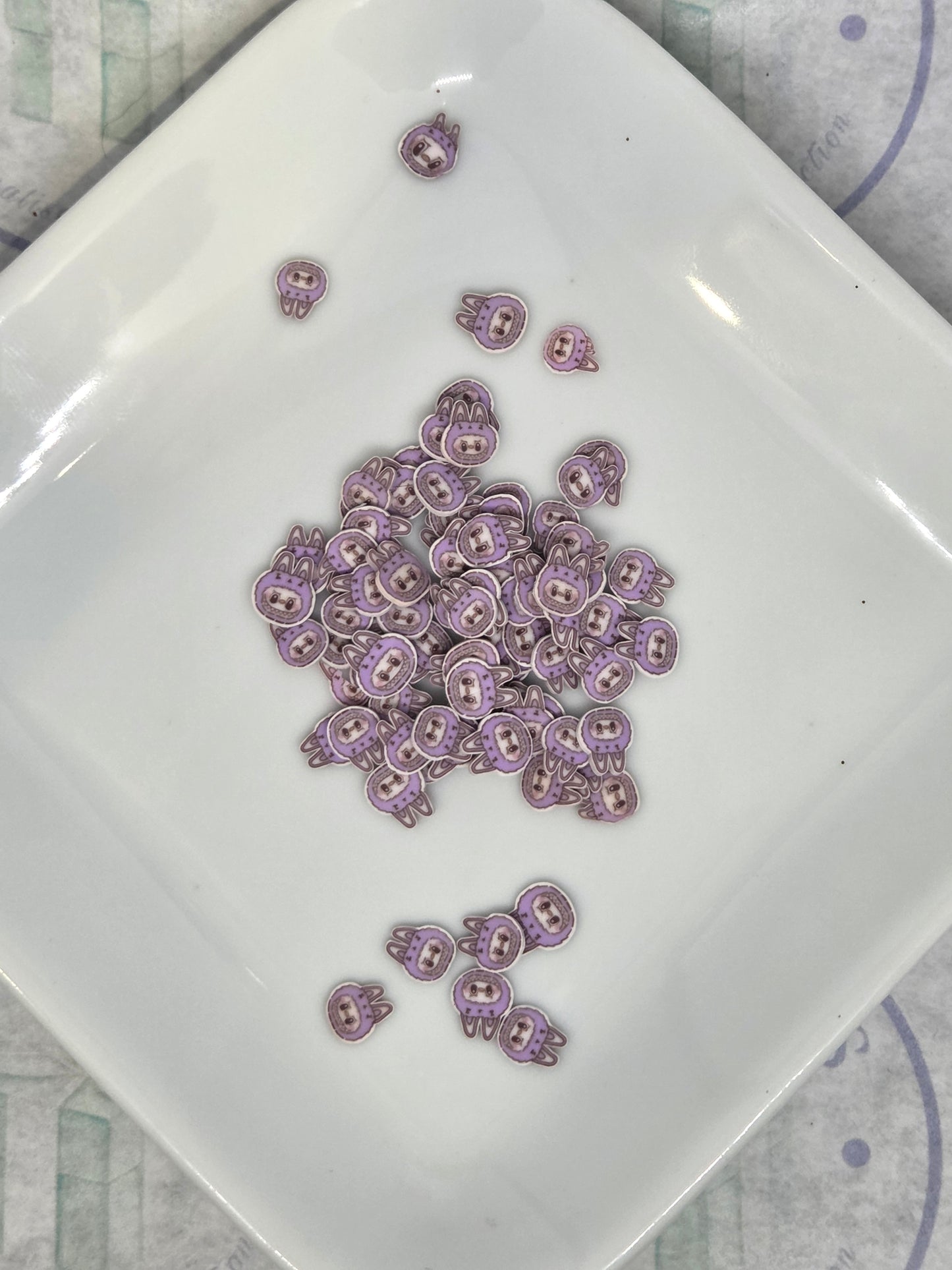 Purple labubu