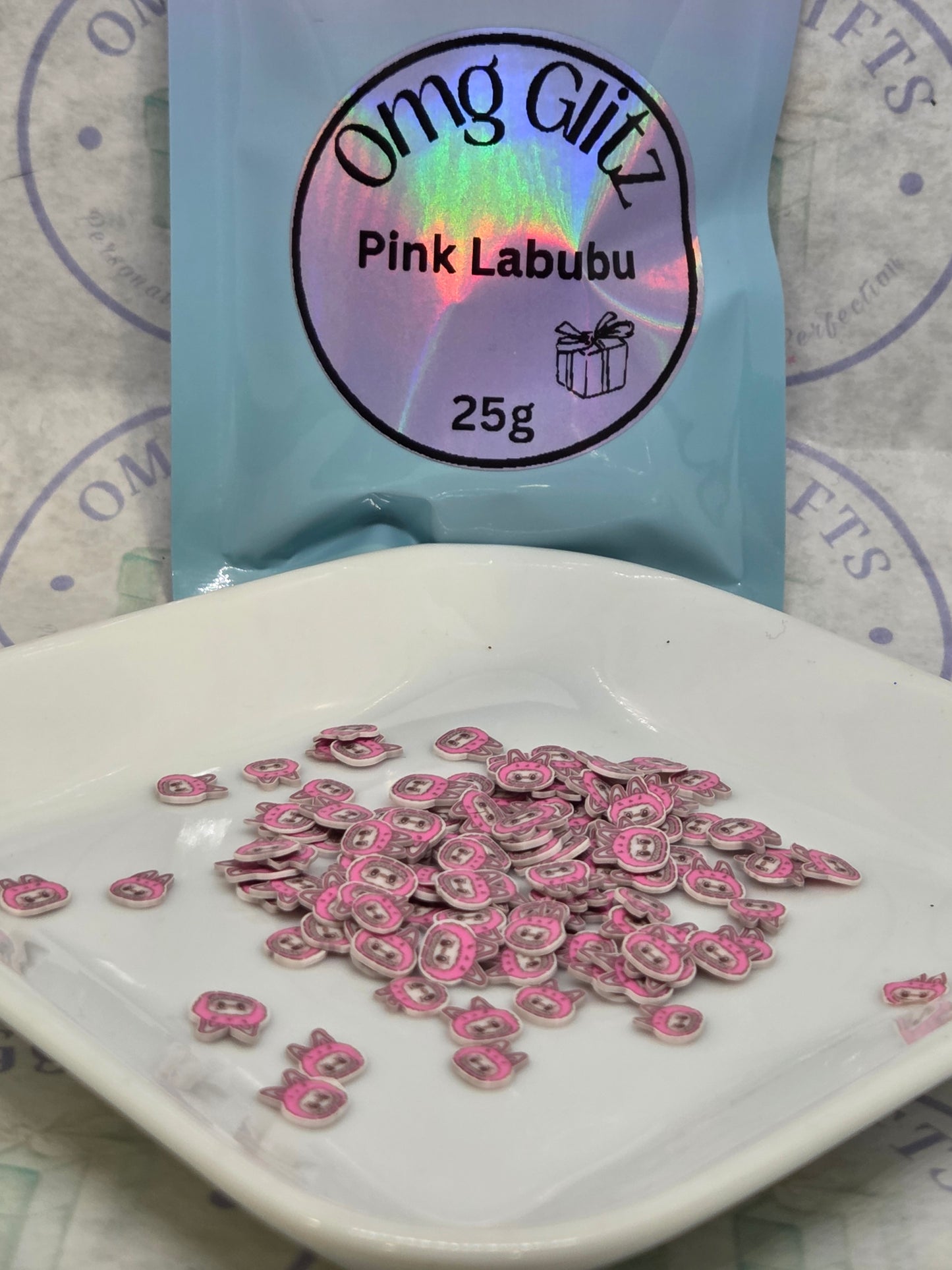 Pink labubu