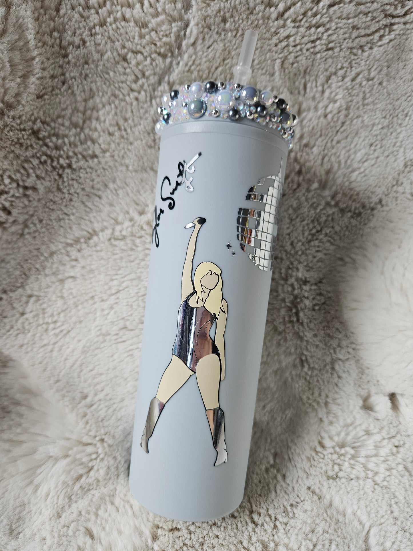 Taylor swift skinny tumbler