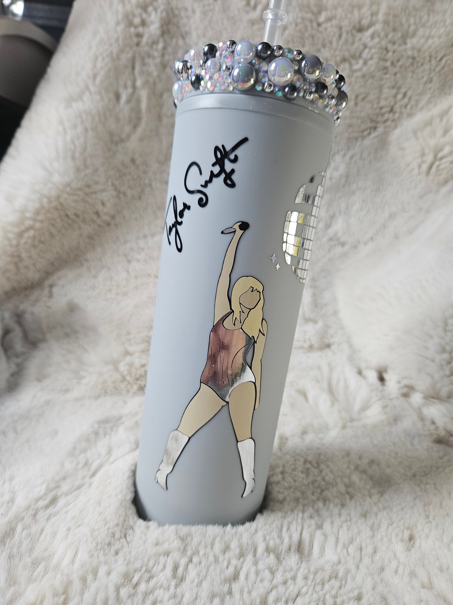 Taylor swift skinny tumbler