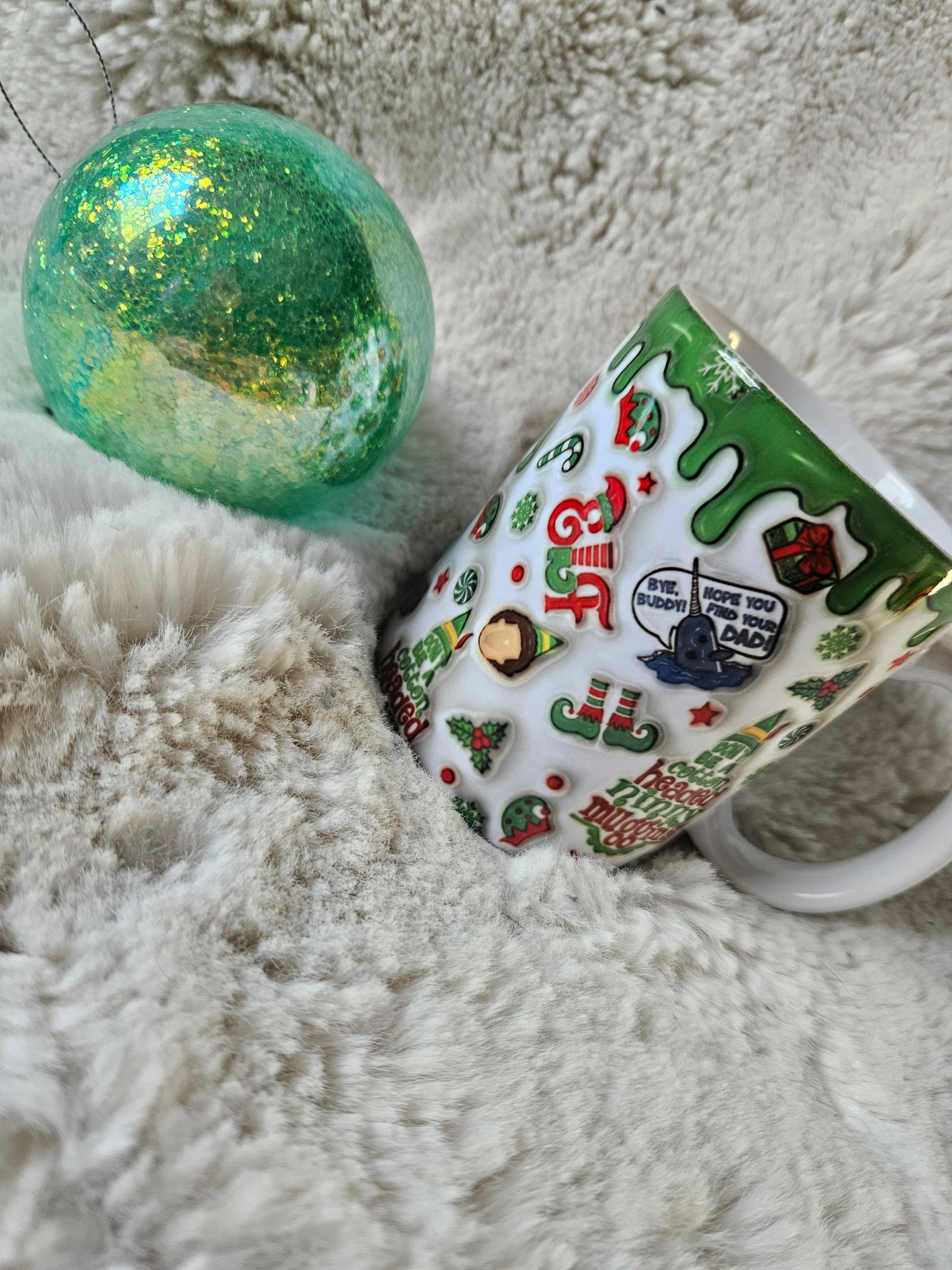 Elf movie 3d puff mug