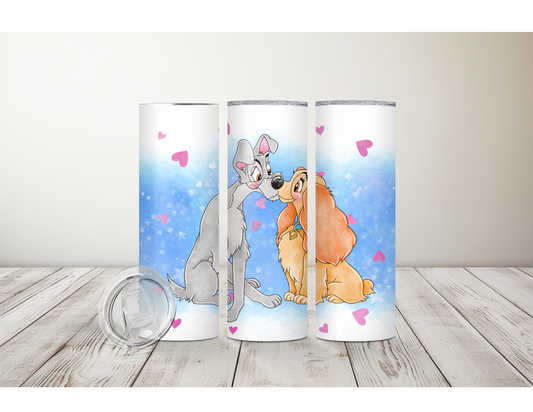 Lady and the Tramp tumbler