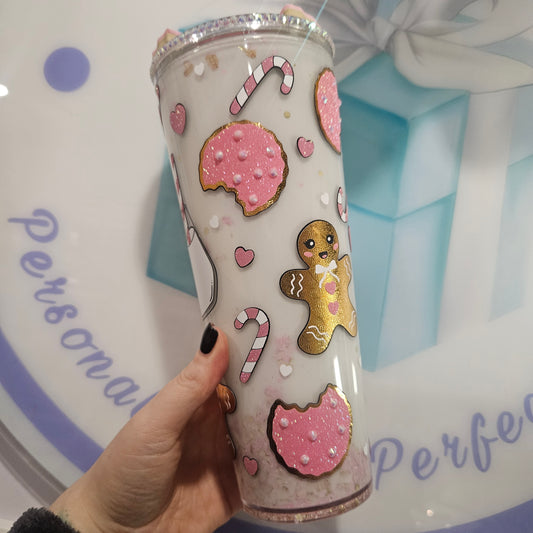 Christmas milk globe