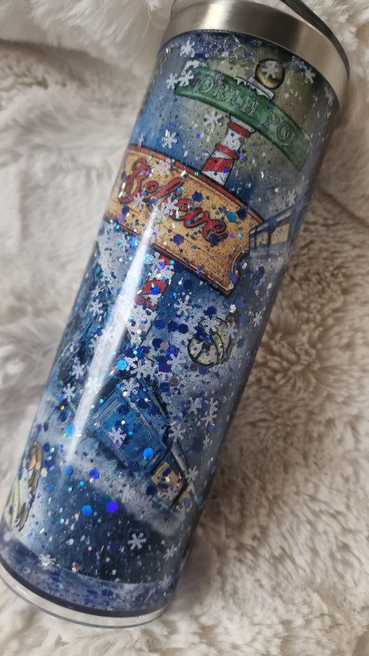 Polar express sublimation snowglobe
