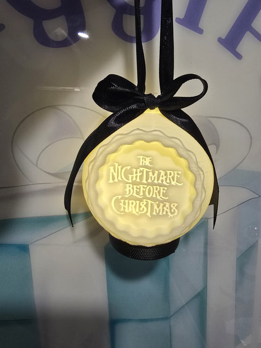 LED 3d printed baubles