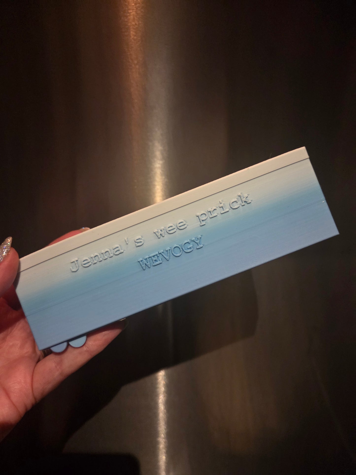 Skinny jab case (leave colour and name at checkout)